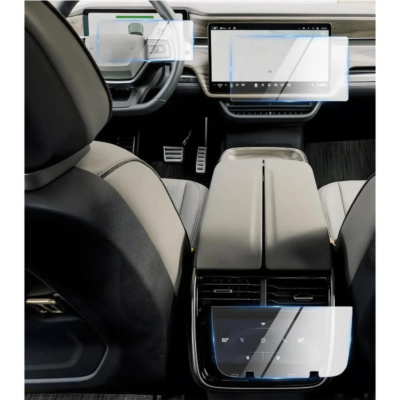 Center Screen Tempered Glass Protector for Rivian R1T & R1S