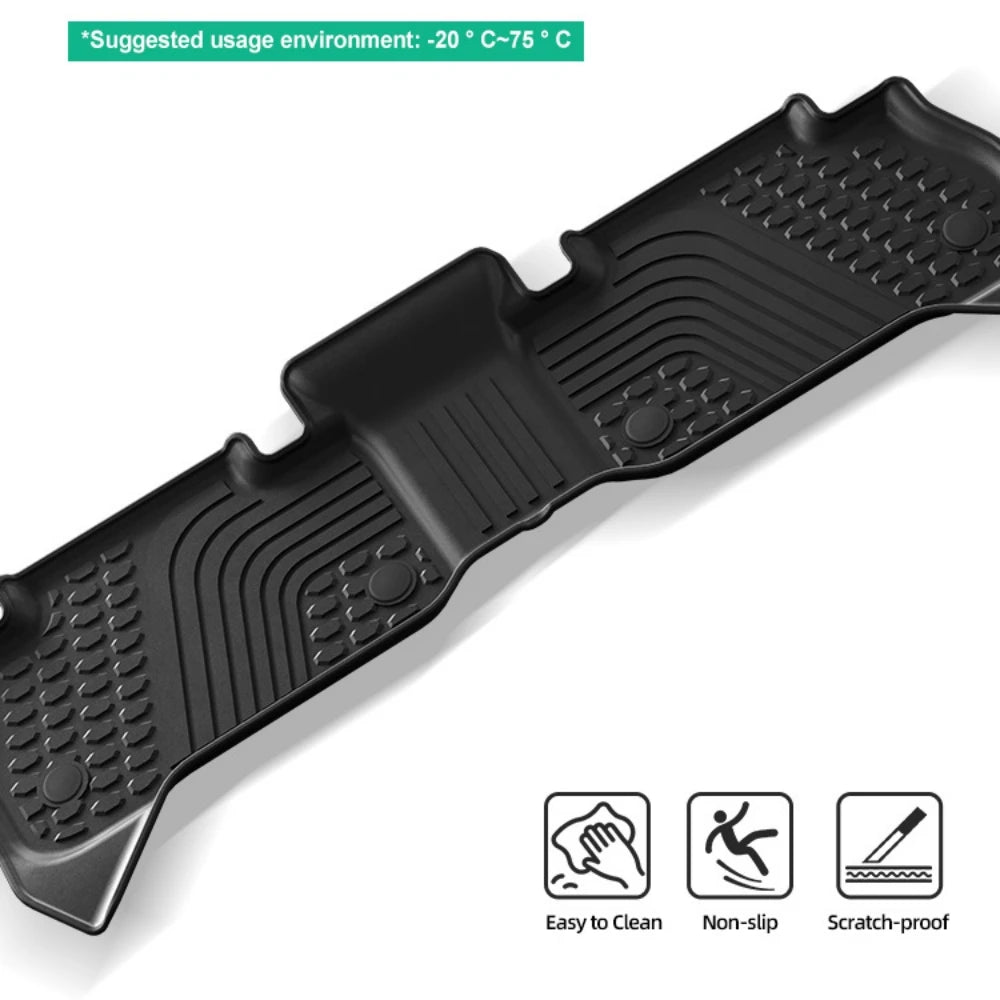 All-Weather TPE Floor Mats for BMW iX (2022-2026)