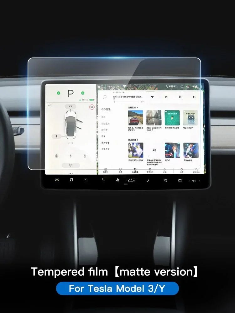 Tempered Glass Screen Protector for Model 3 (2021-2023)