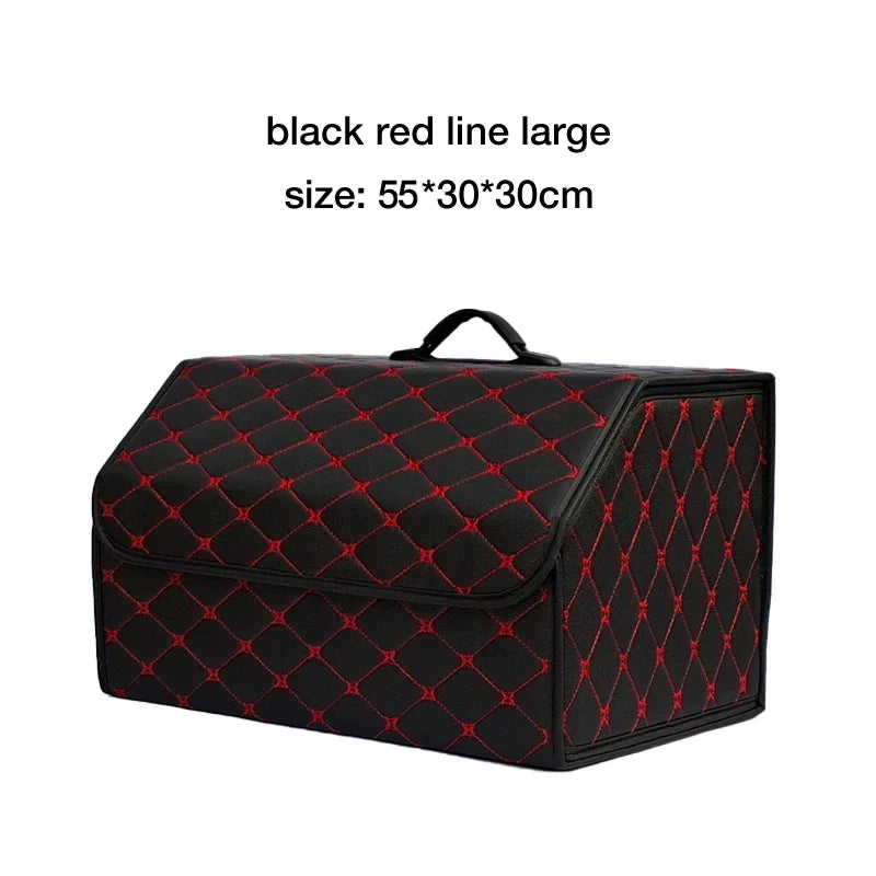 Foldable Trunk Organizer Box, Large Capacity, Universal Fit