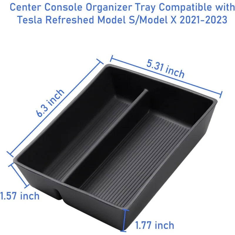 Center Console Storage Tray for Model S / Model X (2021-2024)