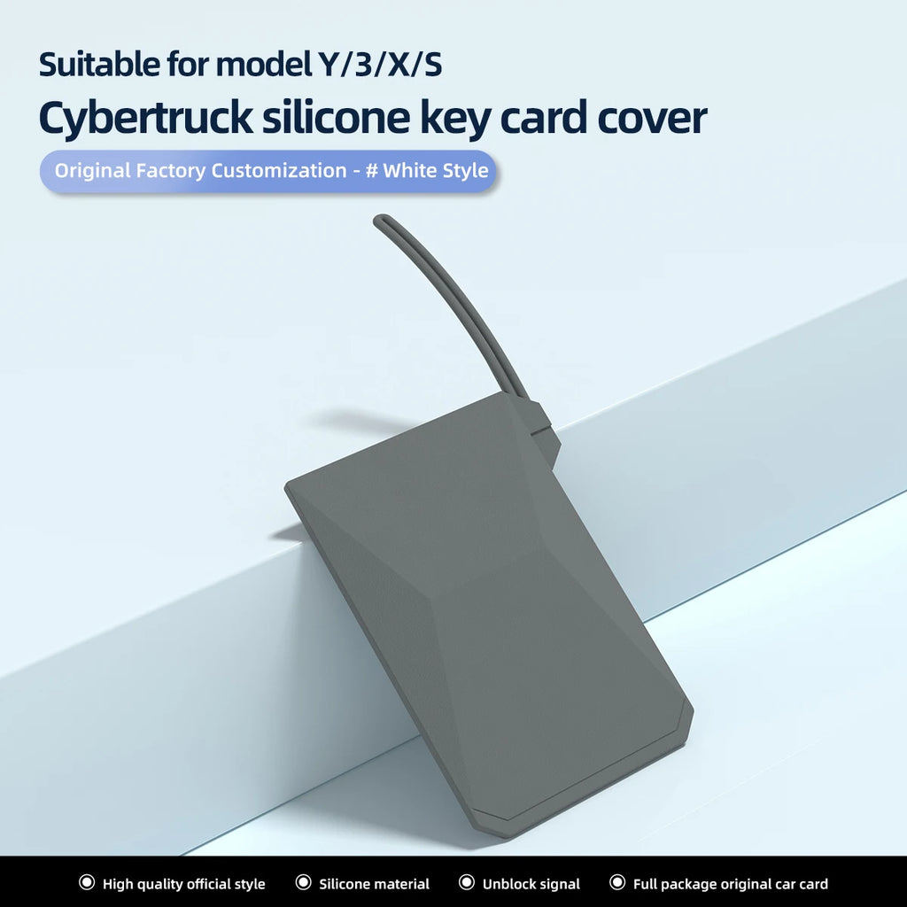 Silicone Key Card Cover for Model Y