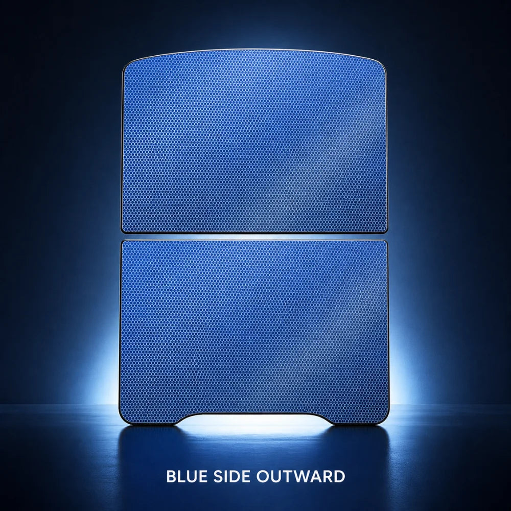 Ice-Blue Glass Roof Sunshade for Model Y (2020-2026)