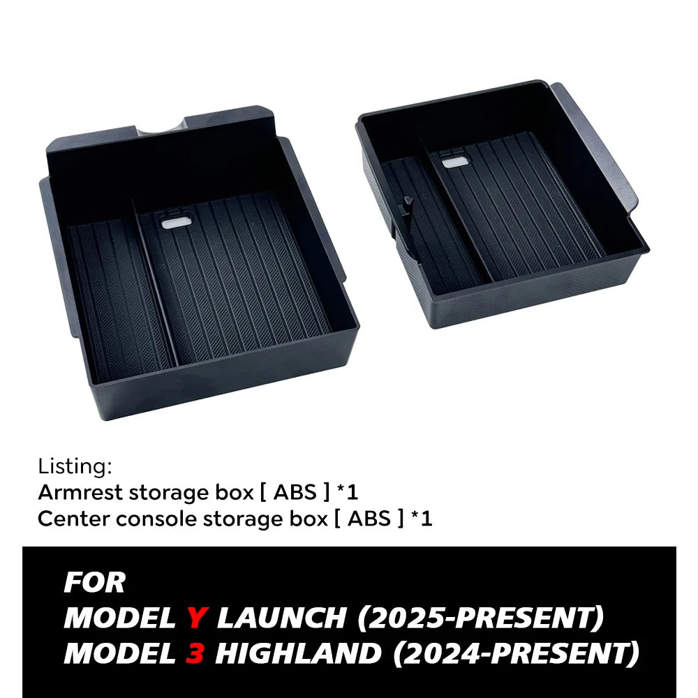 Armrest Storage Tray for Model Y Juniper (2025+)
