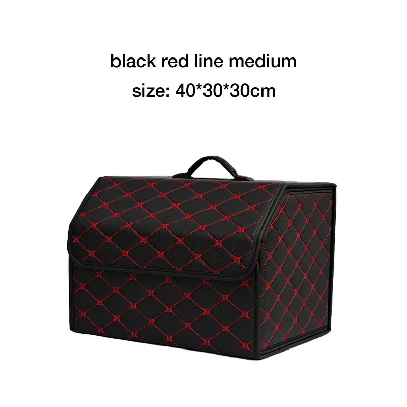 Foldable Trunk Organizer Box, Large Capacity, Universal Fit