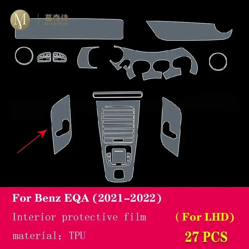TPU Screen Film for Mercedes EQA / EQB