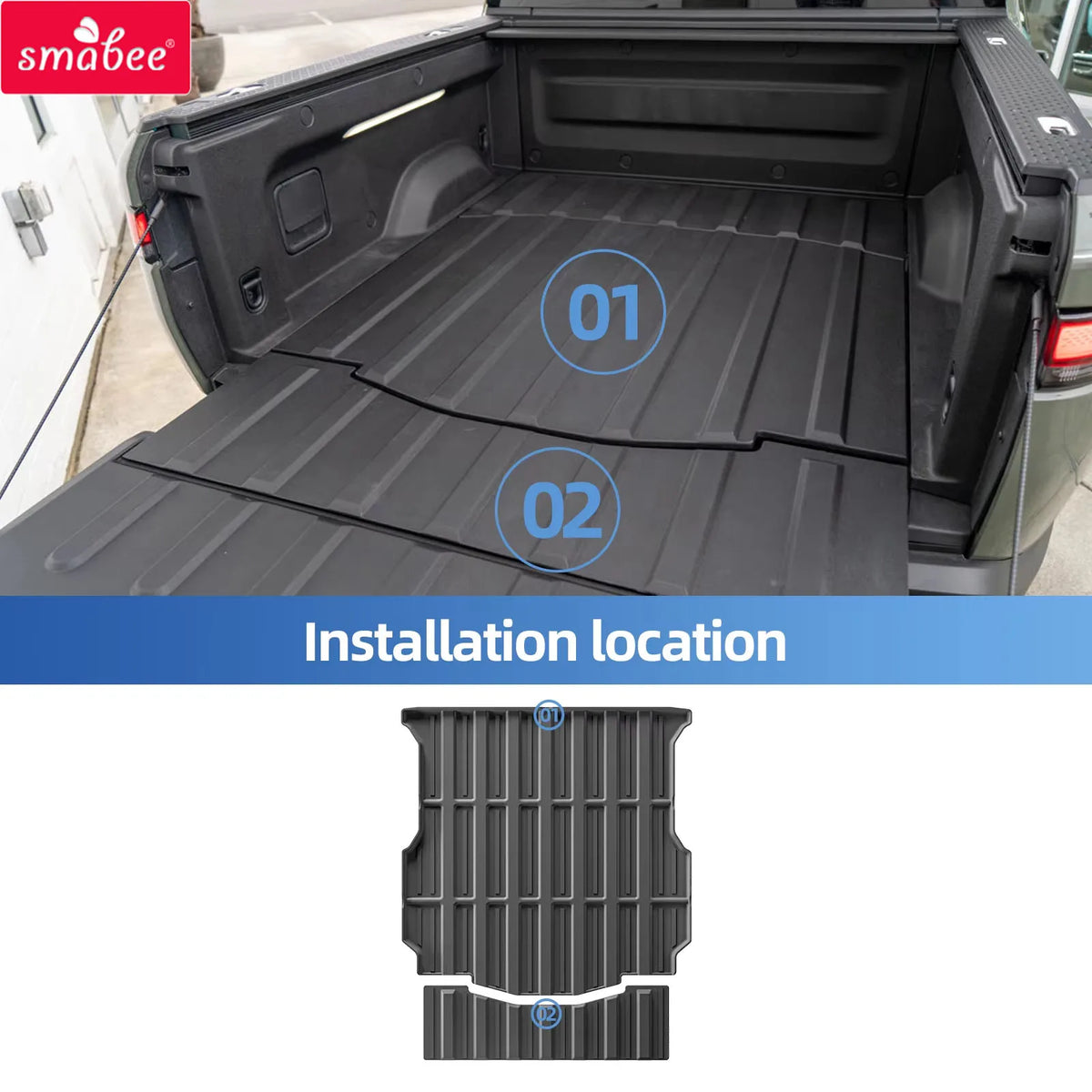 All-Weather Floor Mats & Cargo Liner for Rivian R1T (2022-2024)