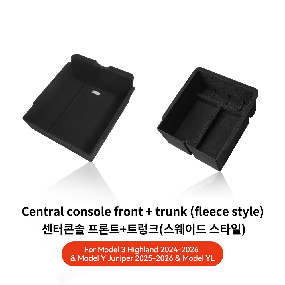 Center Armrest Hidden Storage Tray for Model 3 (2021-2023)