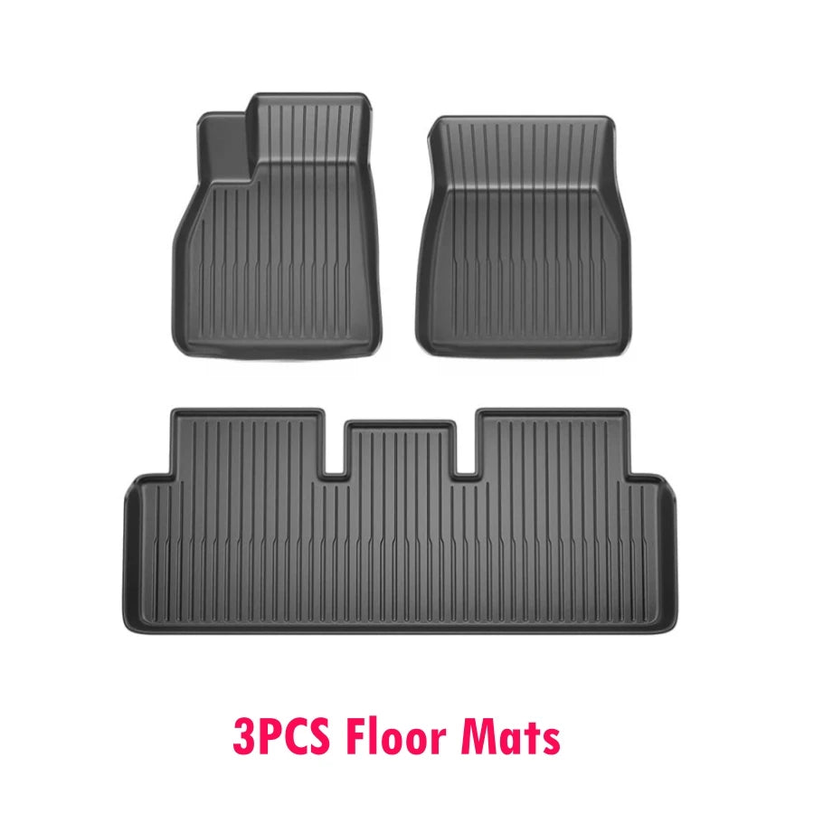 TPE All-Weather Floor & Trunk Mat Set for Model S (2023-2024)