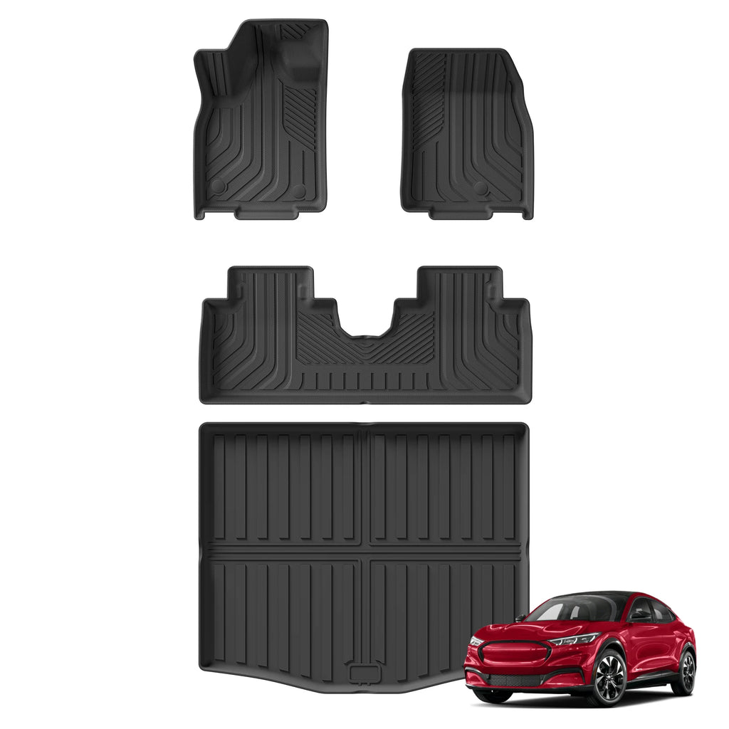 All-Weather Floor & Trunk Mats for Mustang Mach-E (2021+)