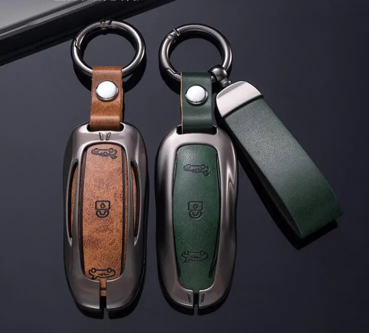 Key Card / Fob Leather Case for Model 3 / Y / S / X