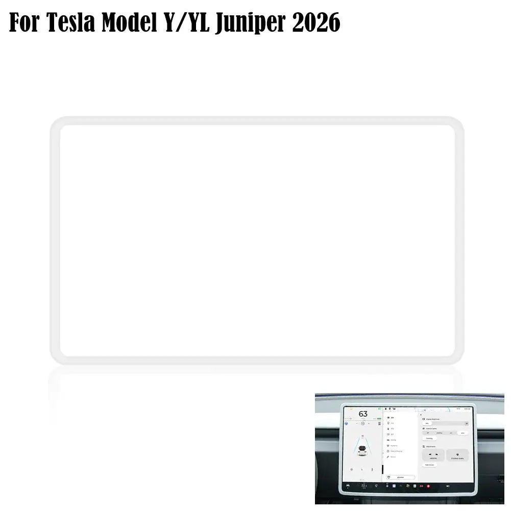 Silicone Screen Bezel Protector for Model Y Juniper (2025+)