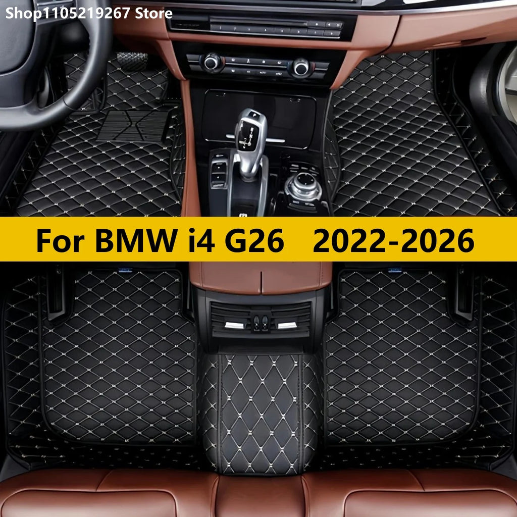 Luxury Leather Floor Mats for BMW i4 G26 (2022-2026)