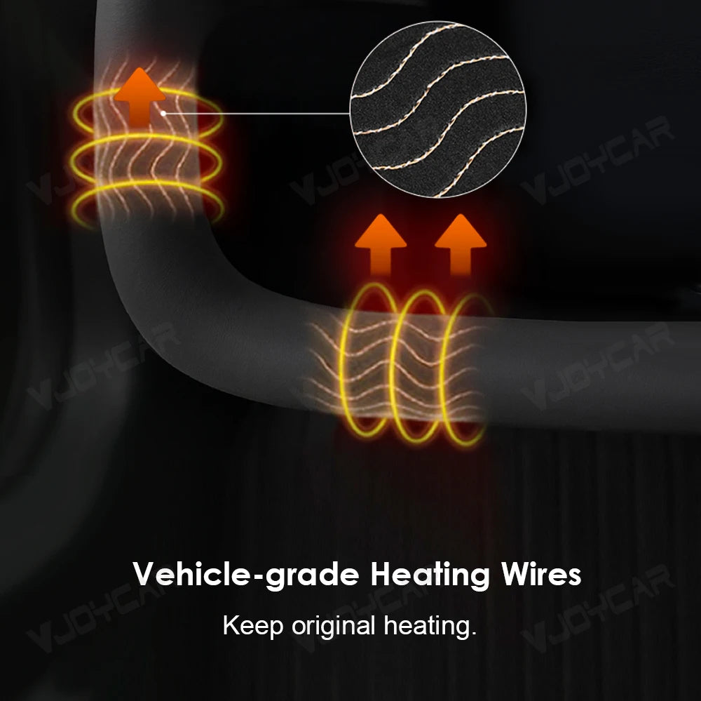 Cybertruck-Style Hexagon Heated Yoke for Model Y Juniper
