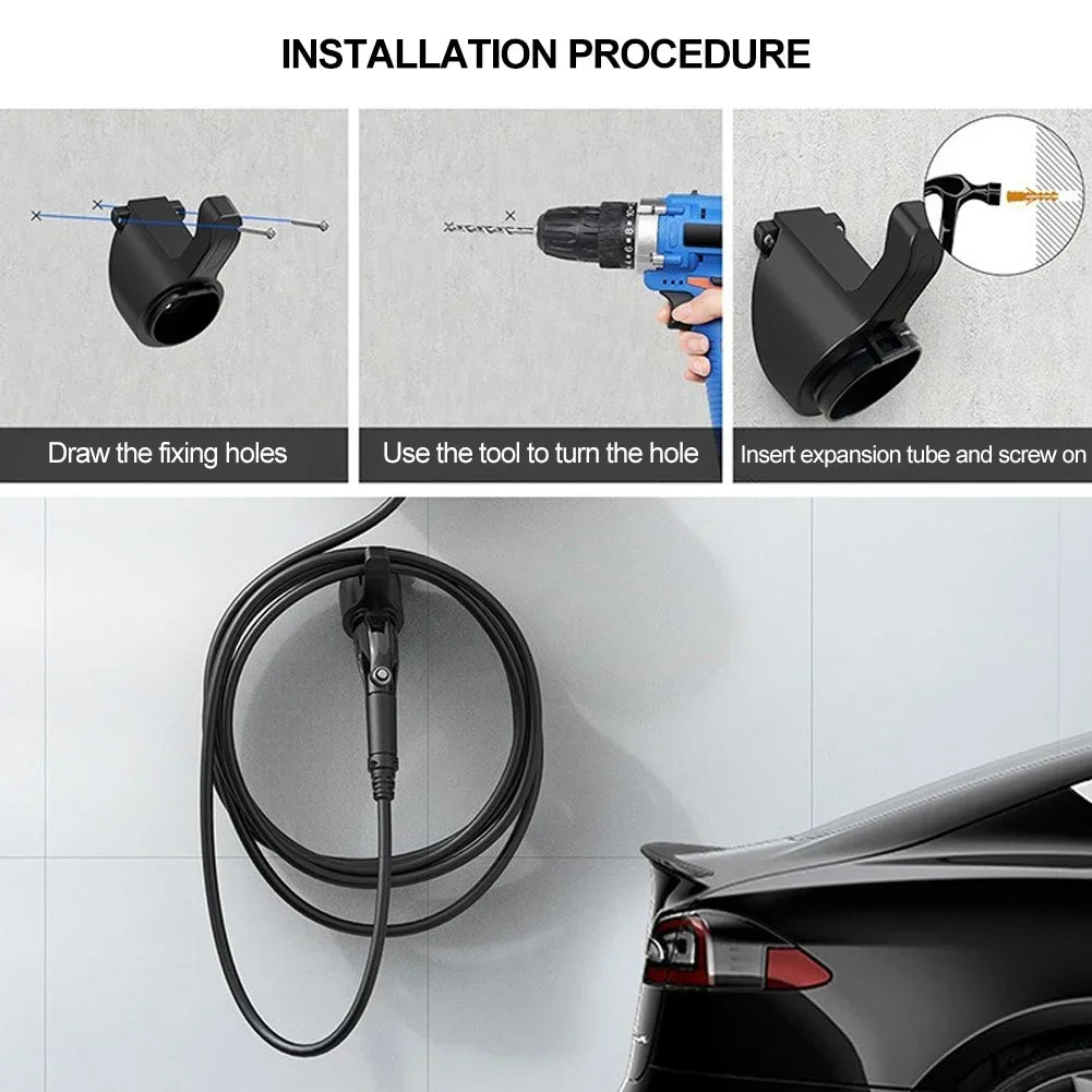 Portable EV Plug Holder Stand (NACS / J1772)