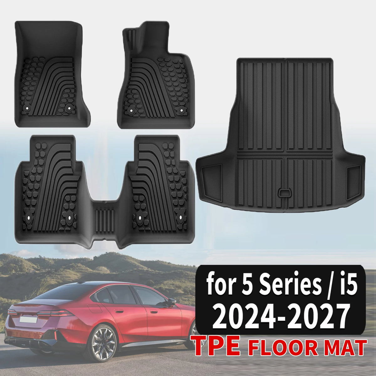 TPE Floor Mats for BMW i5 G60 (2024-2027)
