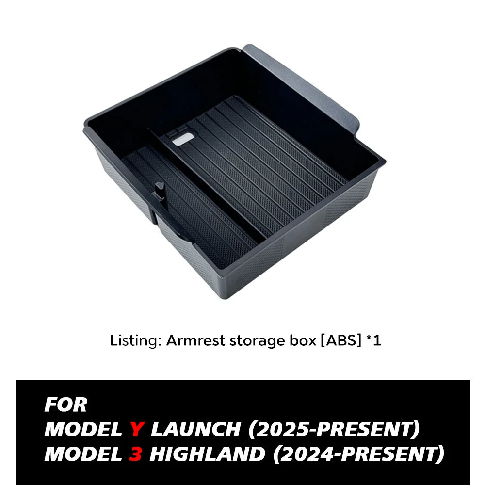 Armrest Storage Tray for Model Y Juniper (2025+)