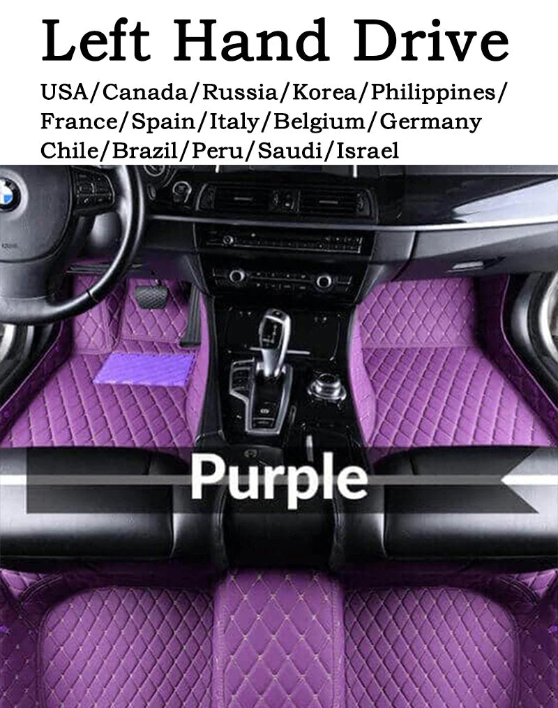Leather Floor Mats for BMW i5 Sedan (2023-2027)