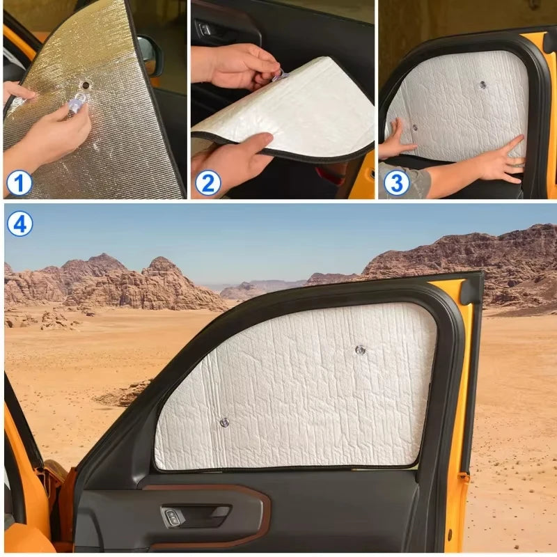 Window Sunshade Set for Rivian R1S