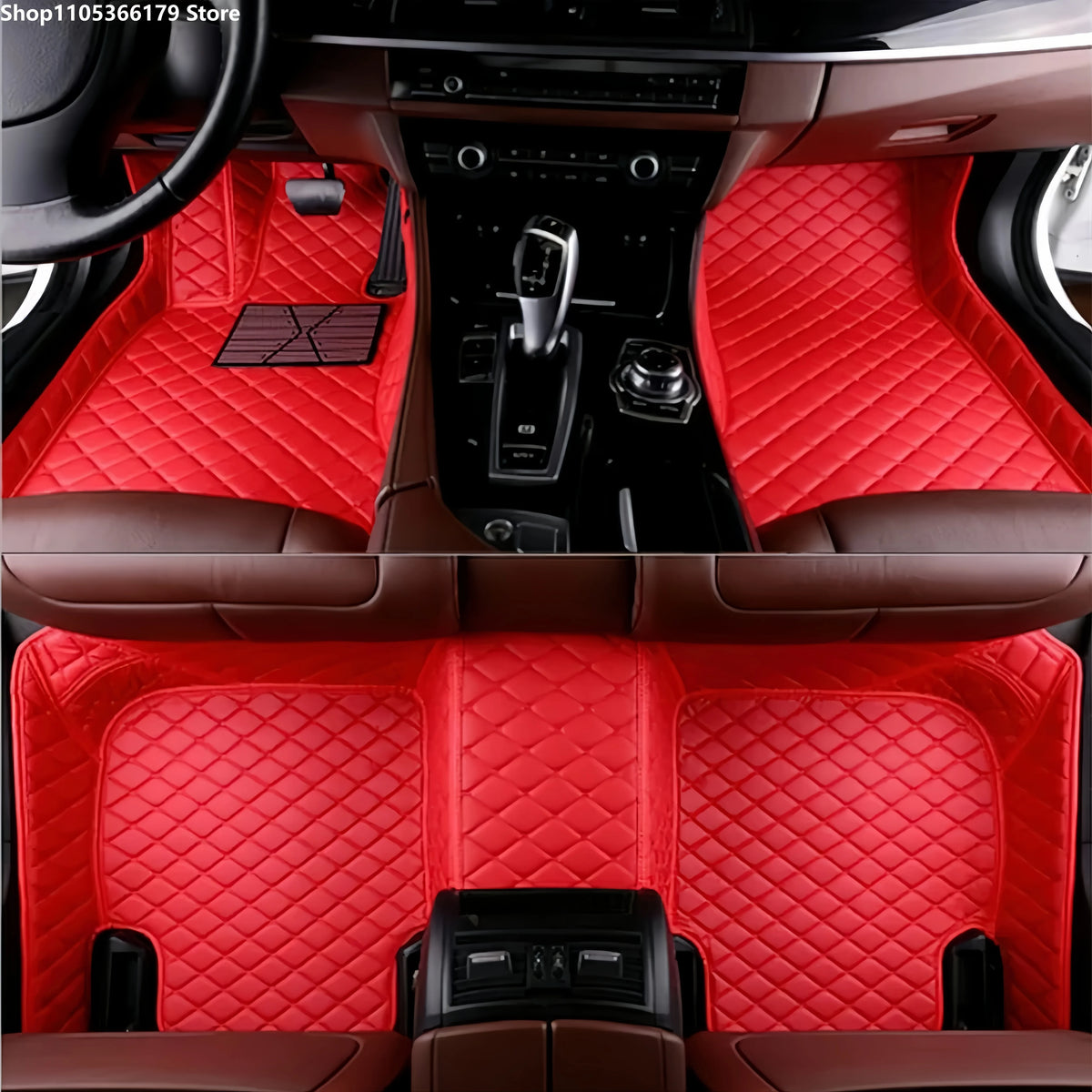 Leather-Style Floor Mats for Mustang Mach-E (2021-2025)