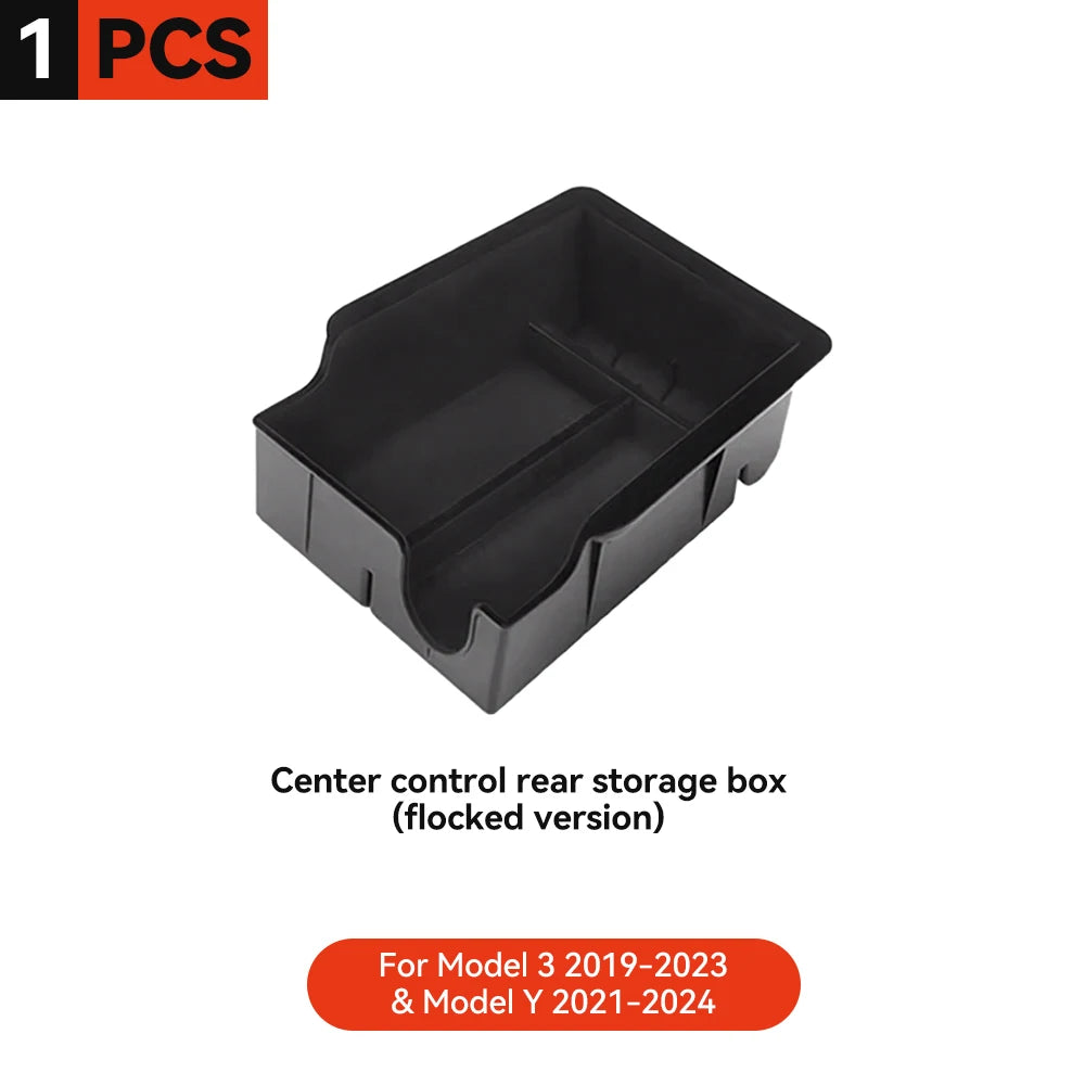 Center Armrest Hidden Storage Tray for Model 3 (2021-2023)