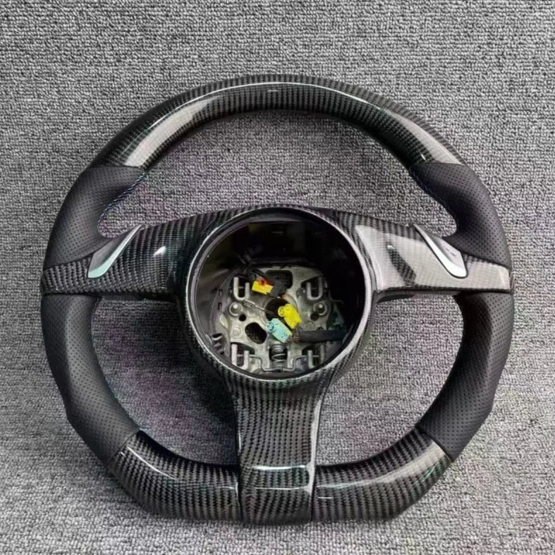 Sports Carbon Fiber Steering Wheel for Porsche Taycan / Macan