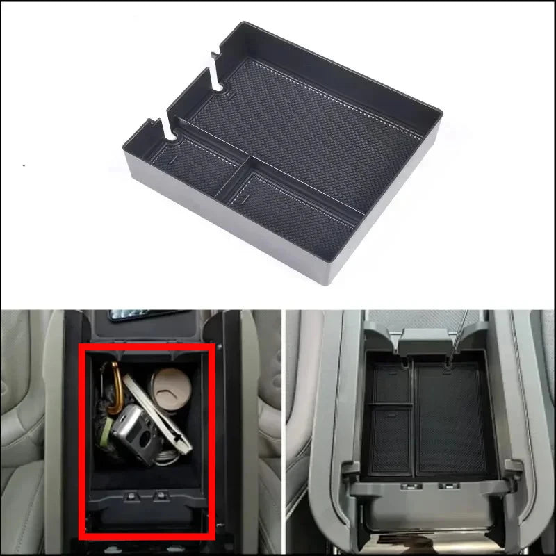 Armrest Hidden Storage Box for Rivian R1T & R1S