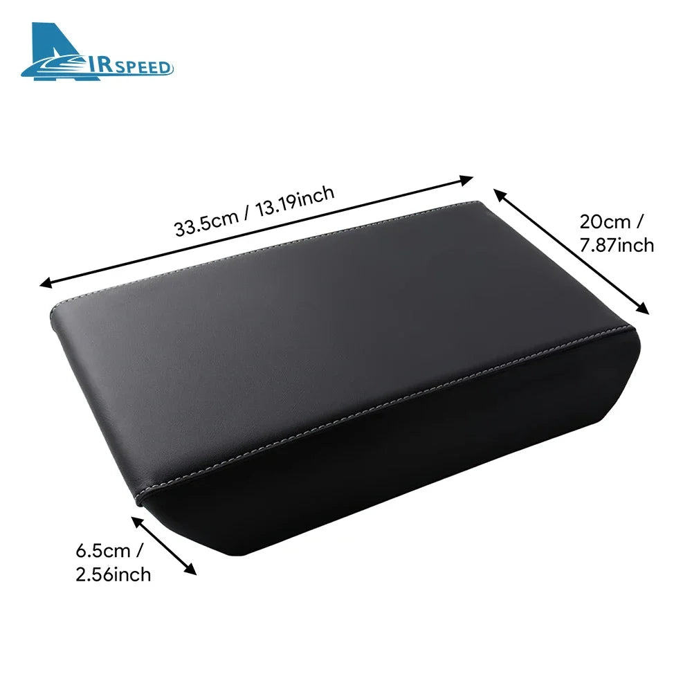 Leather ABS Armrest Cover for Model 3 / Model Y (Style B)