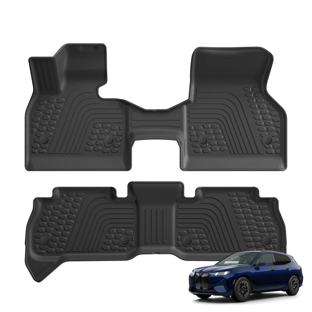 TPE Floor & Cargo Mats for BMW iX (2022-2026)