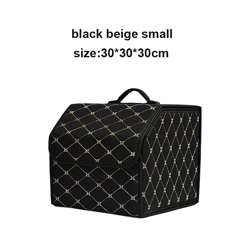 Foldable Trunk Organizer Box, Large Capacity, Universal Fit