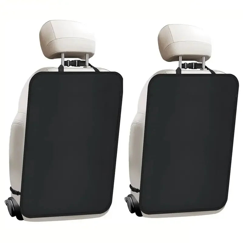 Rear Seat Back Kick Mat Protector with Storage Pockets, Universal Fit