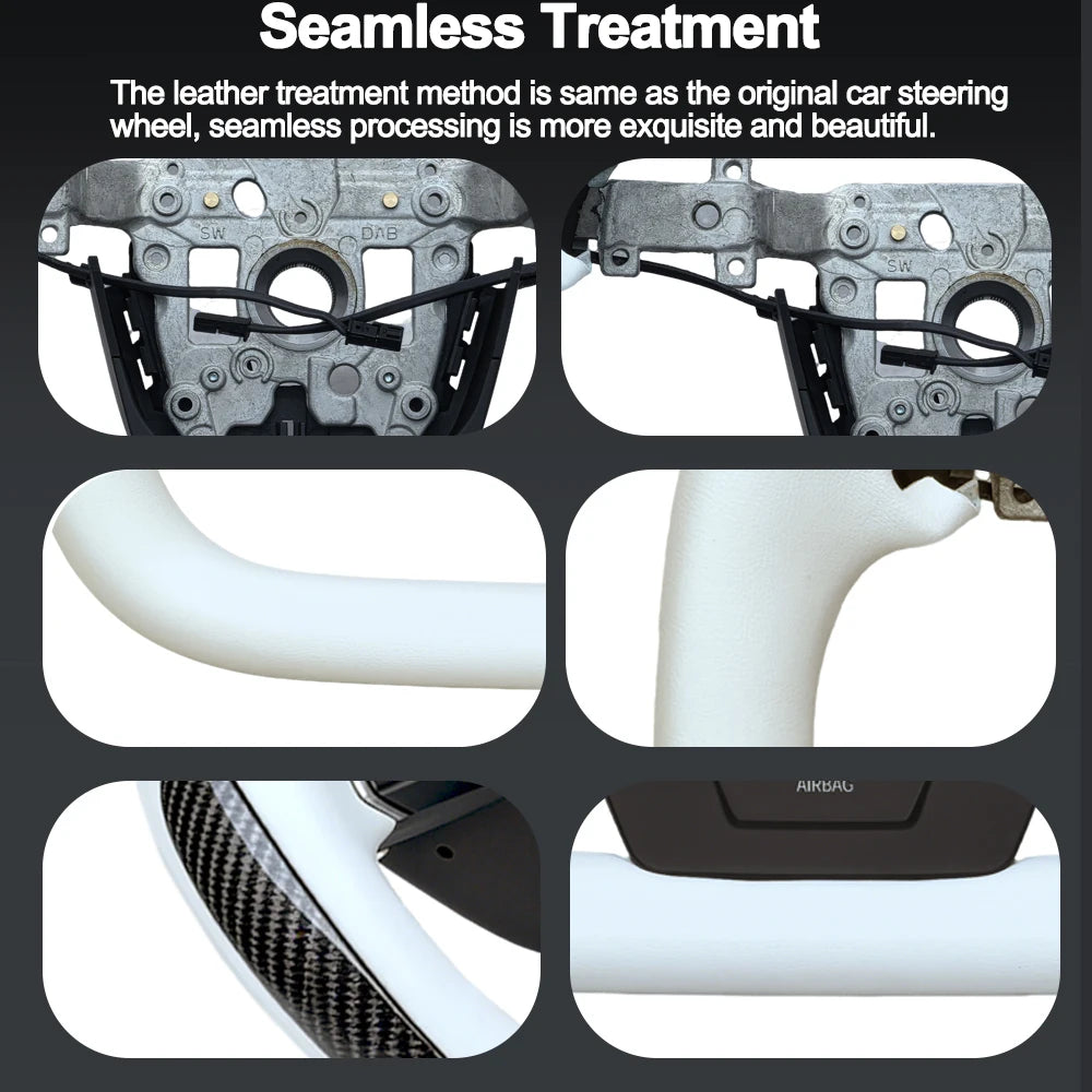 Yoke 3.0 Seamless Steering Wheel for Model Y Juniper / Model 3 Highland