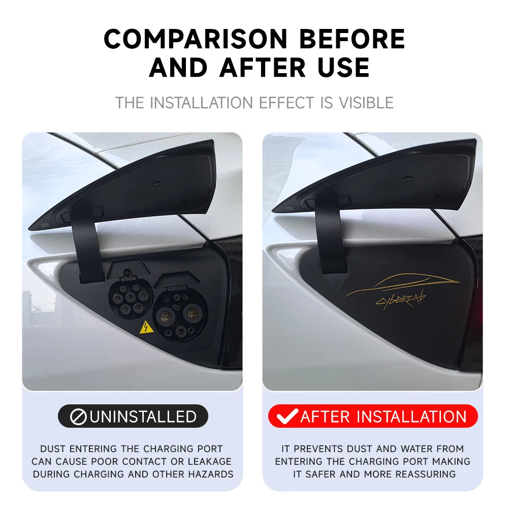 Charge Port Rain Cover for Model 3 Highland & Model Y Juniper