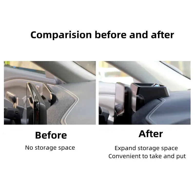 Dashboard Screen-Back Storage Tray for Mustang Mach-E