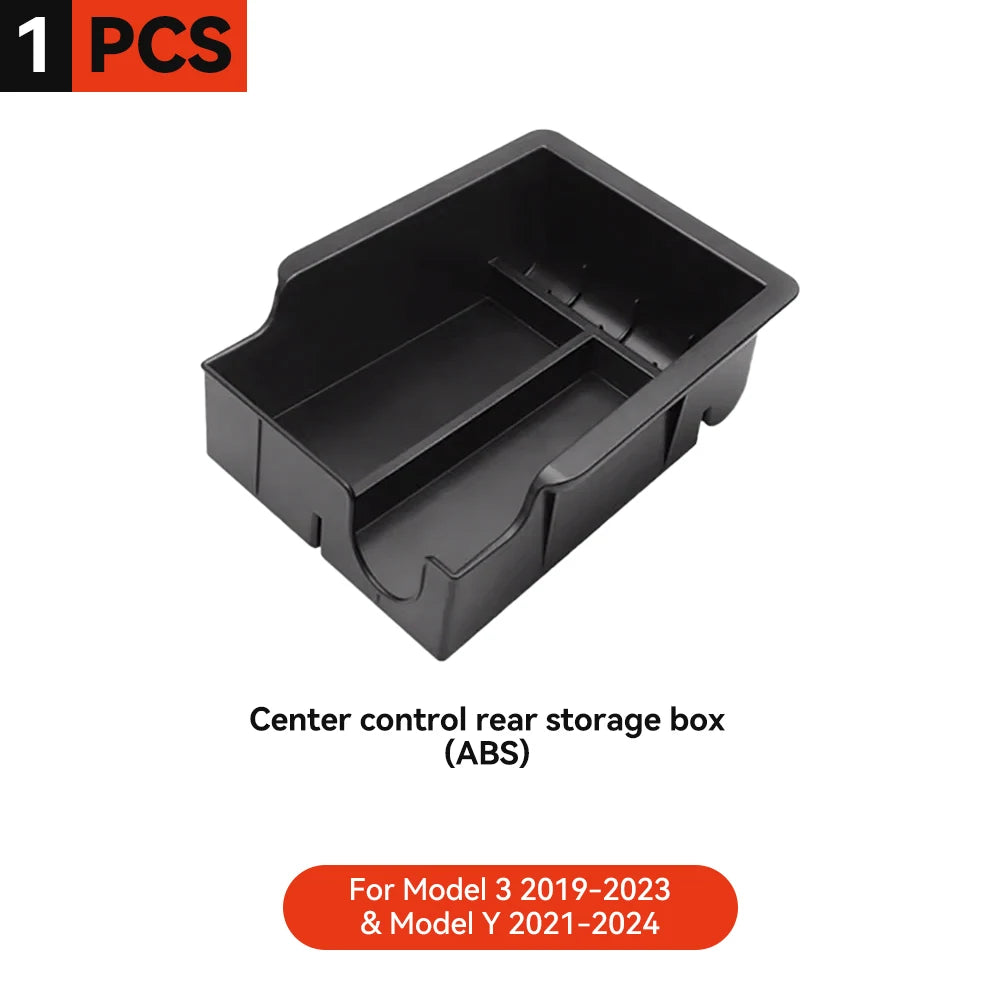 Center Armrest Hidden Storage Tray for Model 3 (2021-2023)