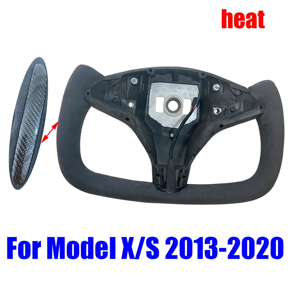 Carbon Fiber Heated Yoke Steering Wheel for Model S / Model X (2014–2020)