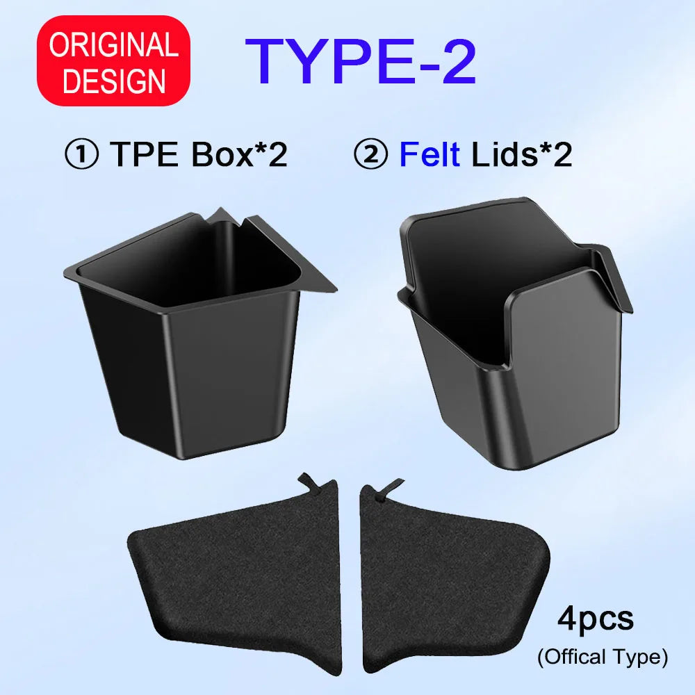 Rear Trunk Side Storage Bin for Model Y Juniper (2025+)