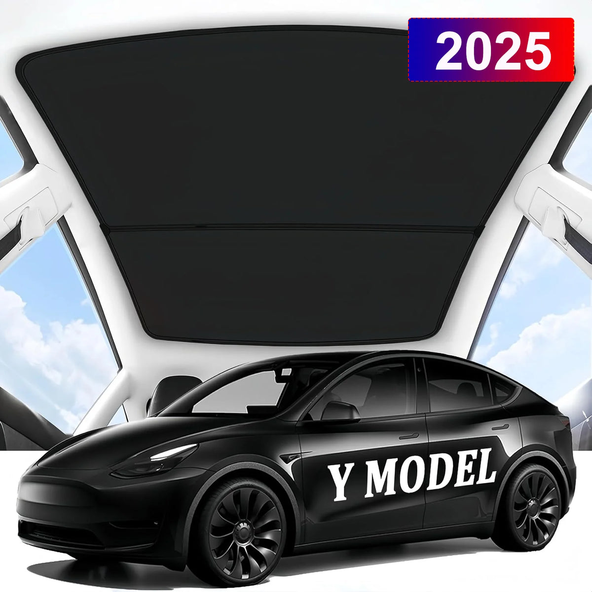 Ice-Cloth Glass Roof Sunshade for Model 3 / Model Y