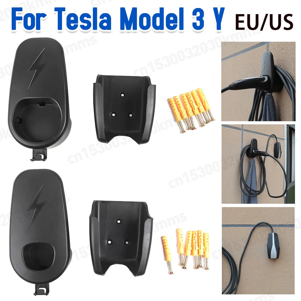 Wall Mount & Cable Organizer for NACS Mobile Connector