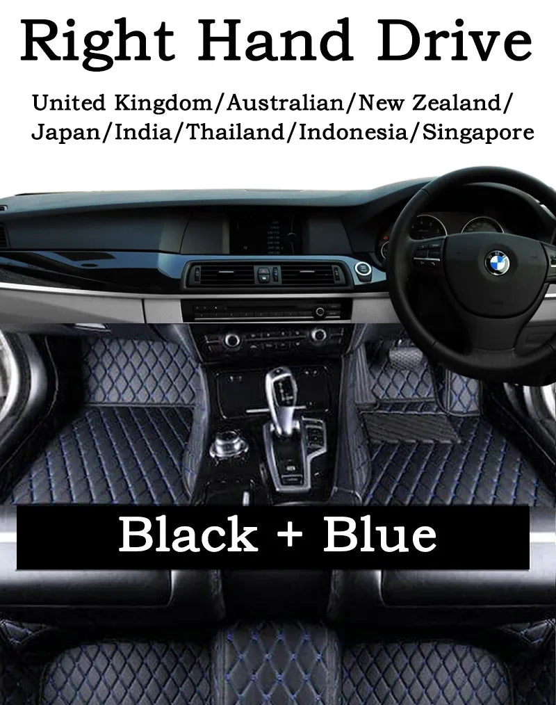 Leather Floor Mats for BMW i5 Sedan (2023-2027)