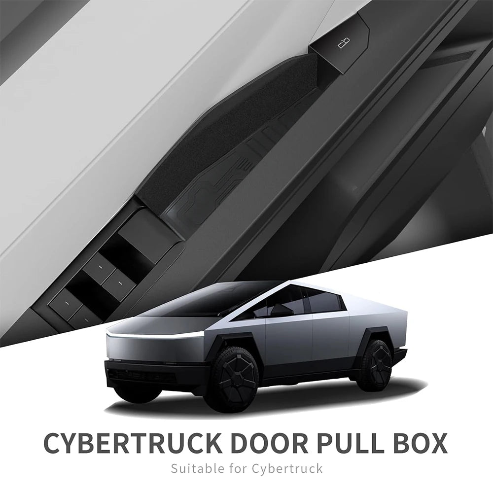 Front & Rear Door Side Storage Boxes for Cybertruck (4 pc)