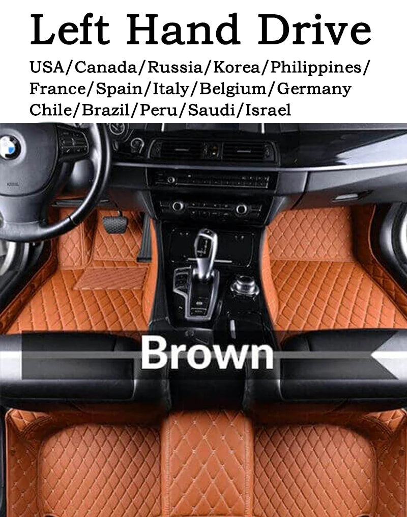 Leather Floor Mats for BMW i5 Sedan (2023-2027)