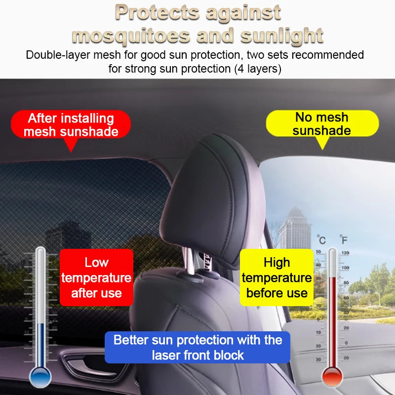 Magnetic Sunshade for Mercedes EQB