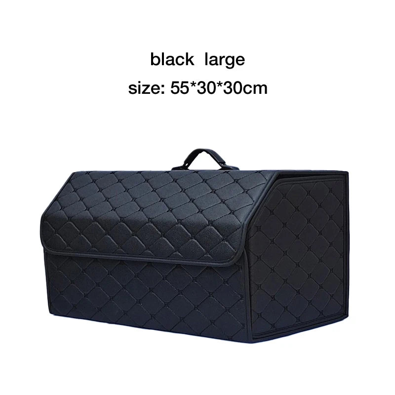 Foldable Trunk Organizer Box, Large Capacity, Universal Fit