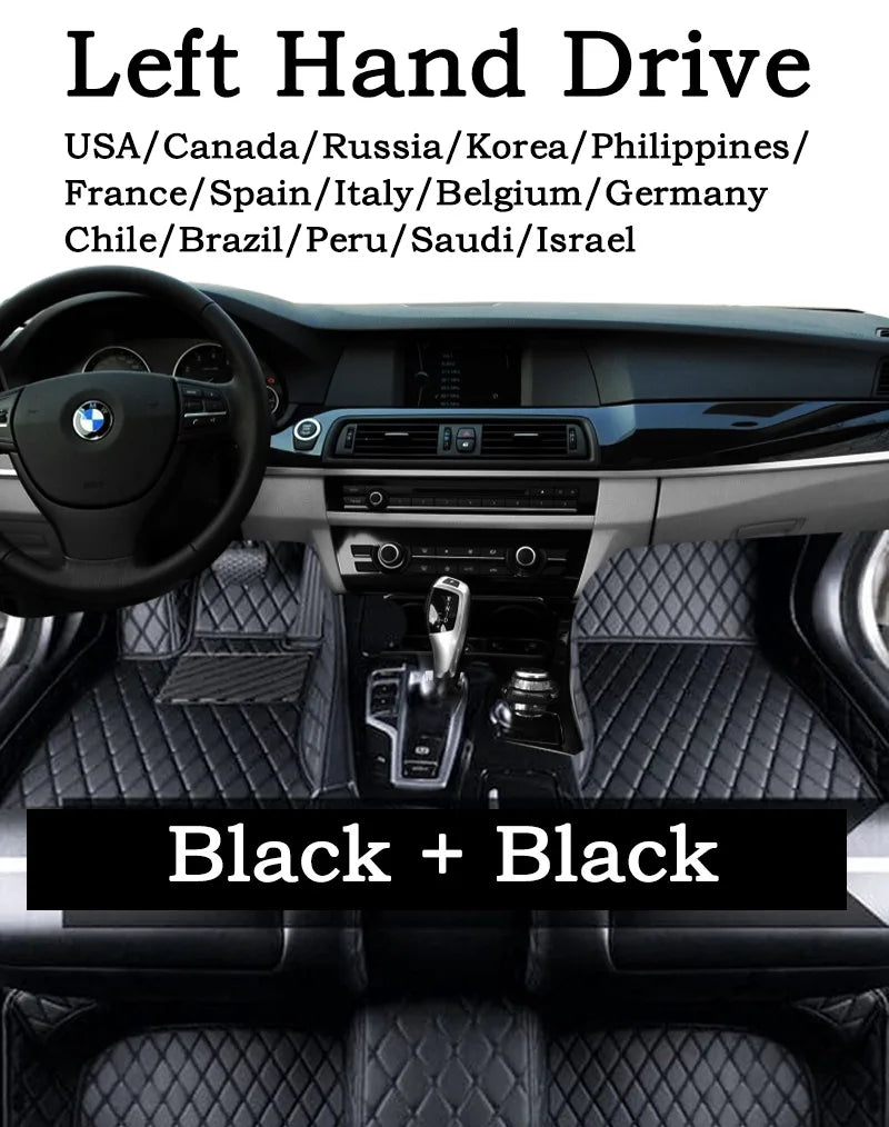 Leather Floor Mats for BMW i5 Sedan (2023-2027)
