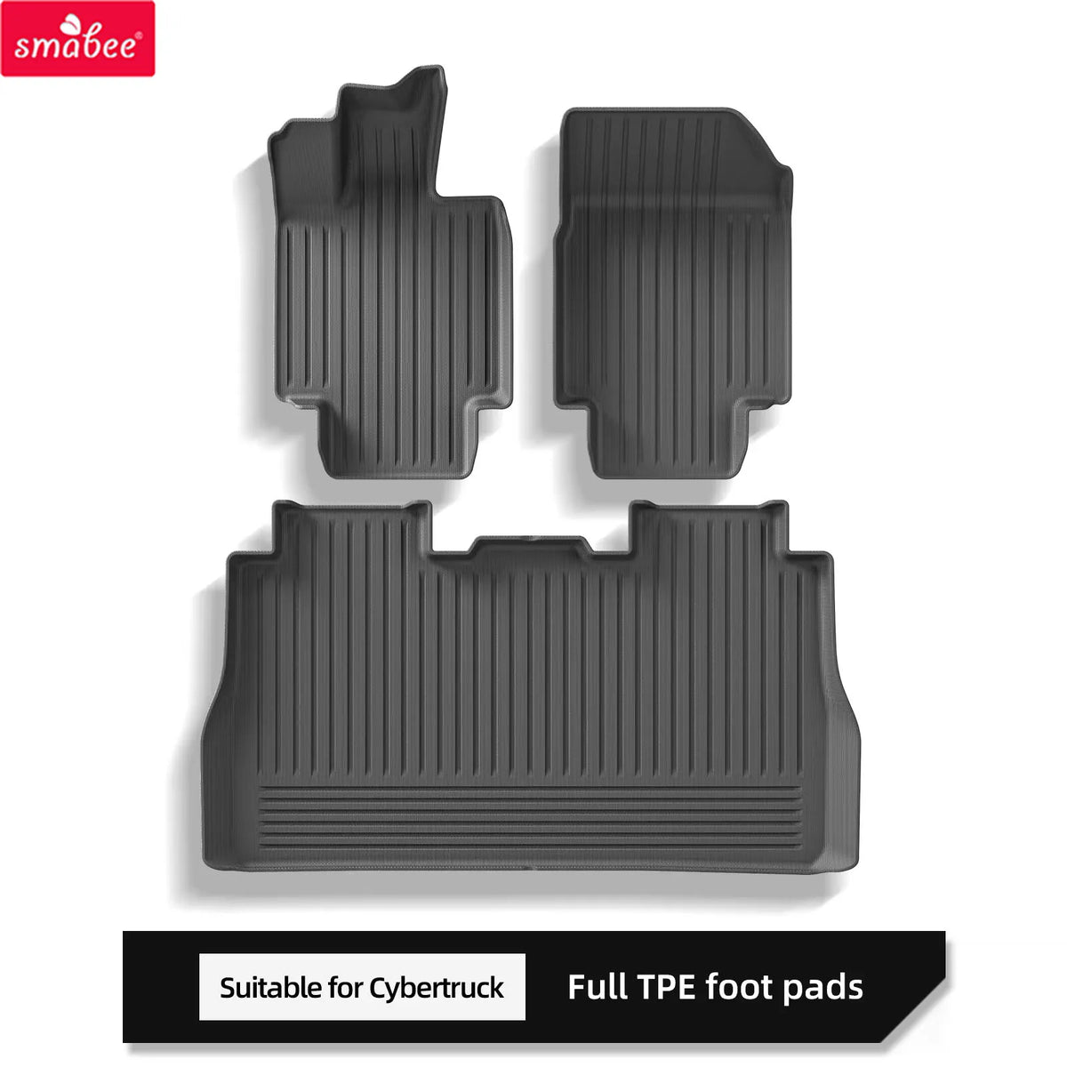 TPE All-Weather Floor & Rear Trunk Mats for Cybertruck