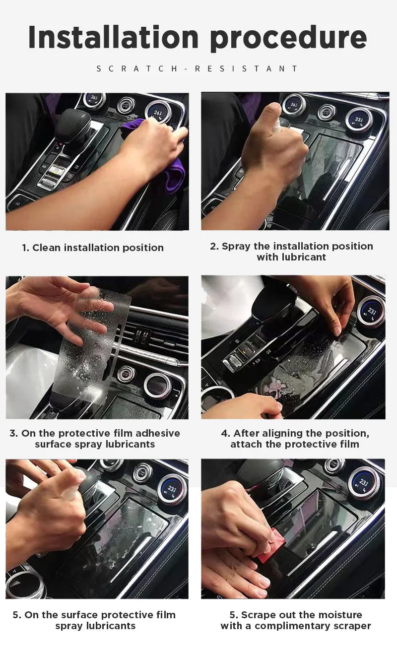 Center Console Protective Cover for Porsche Taycan