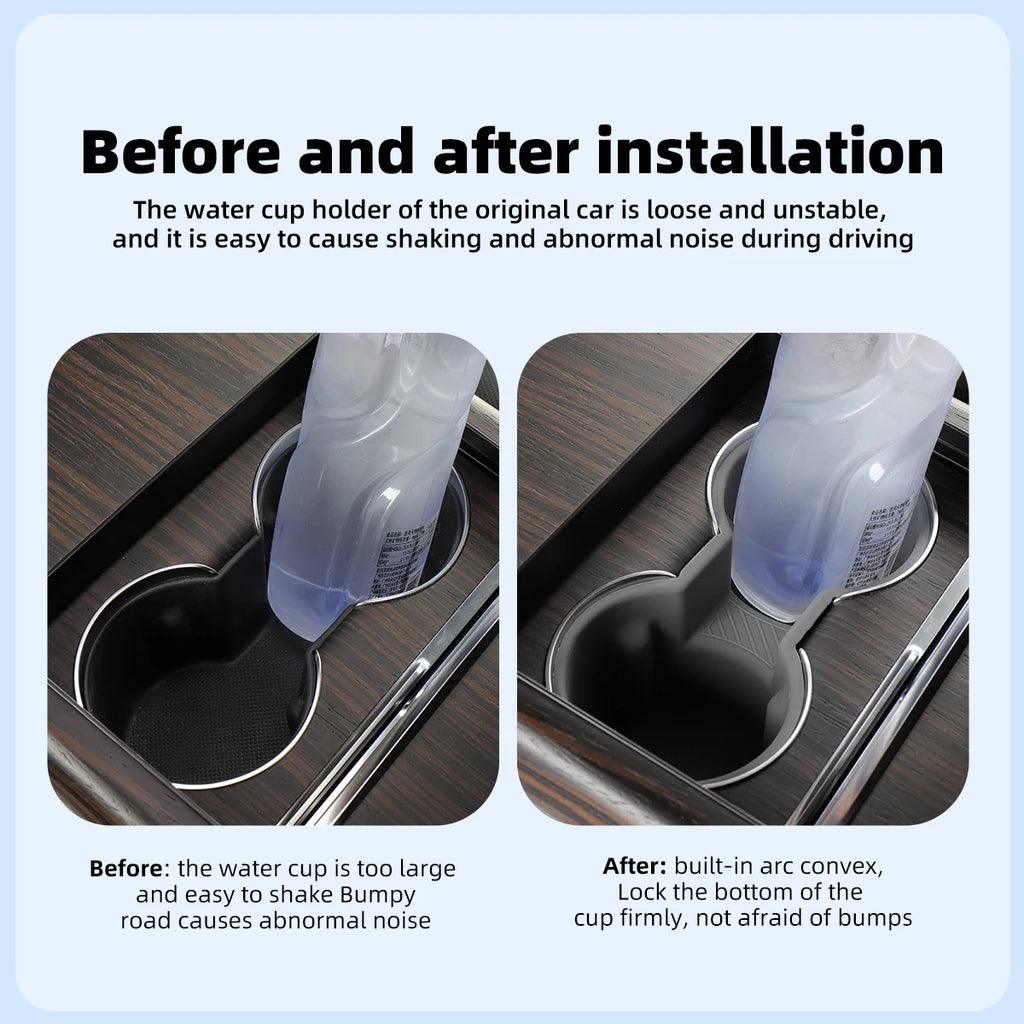 Center Console Cup Holder Insert for Model S / Model X (2023+)