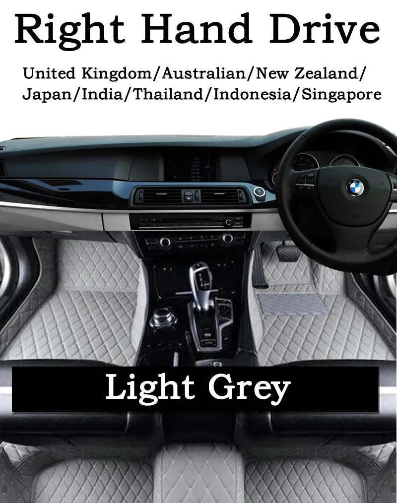 Leather Floor Mats for BMW i5 Sedan (2023-2027)