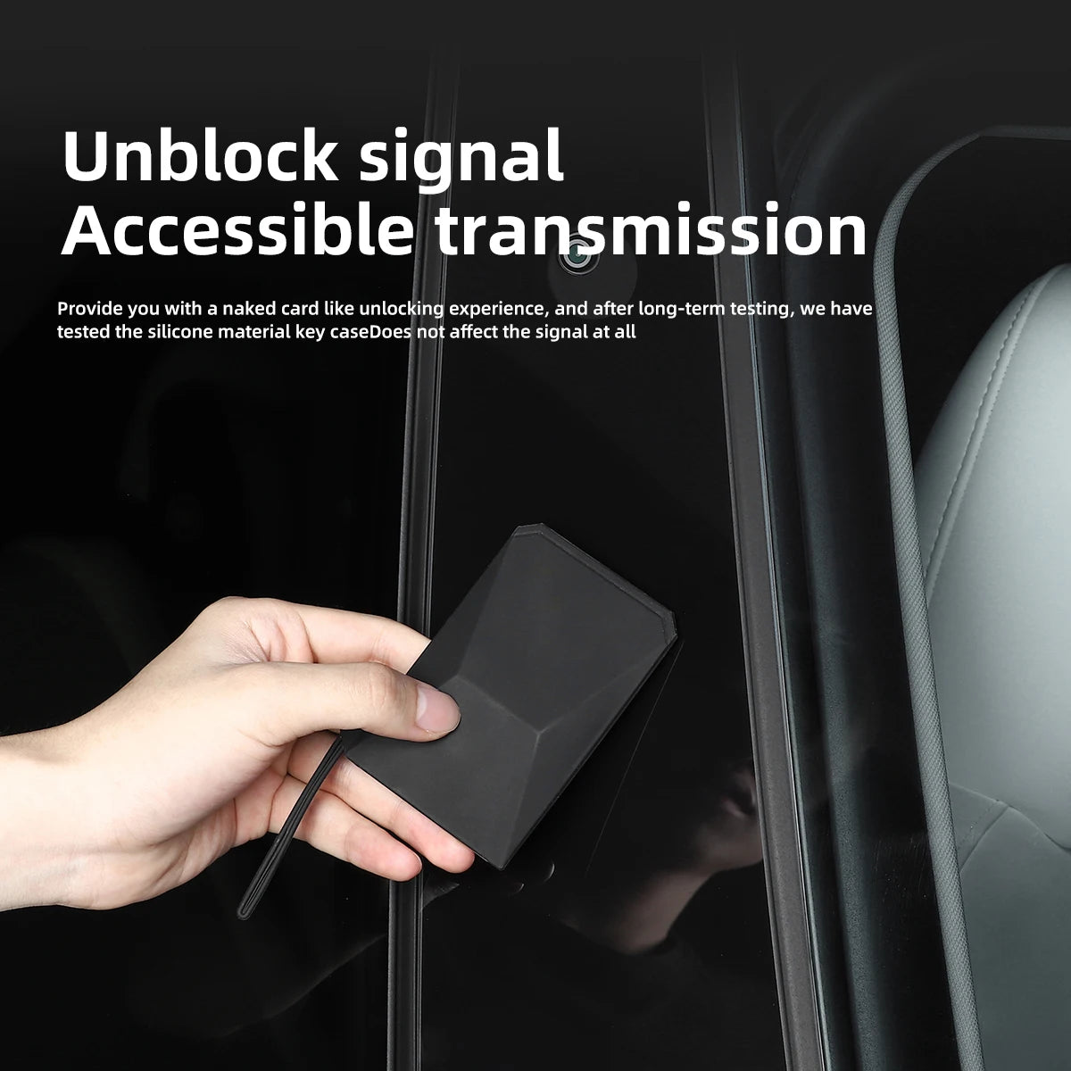 Silicone Key Card Cover for Model Y